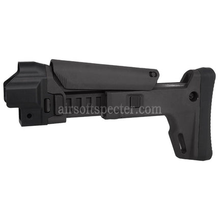 Crosse rétractable 5KU style ACR 7 positions rabattable latéralement pour fusils Airsoft AEG de la série CYMA MP5