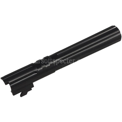 5KU 5 Inches Stainless Steel Straight Fluted Outer Barrel +11mm CW Suitable For Armorer Works WE (WE-TECH) Tokyo Marui Hi-Capa 5.1 Series GBB Pistols Airsoft