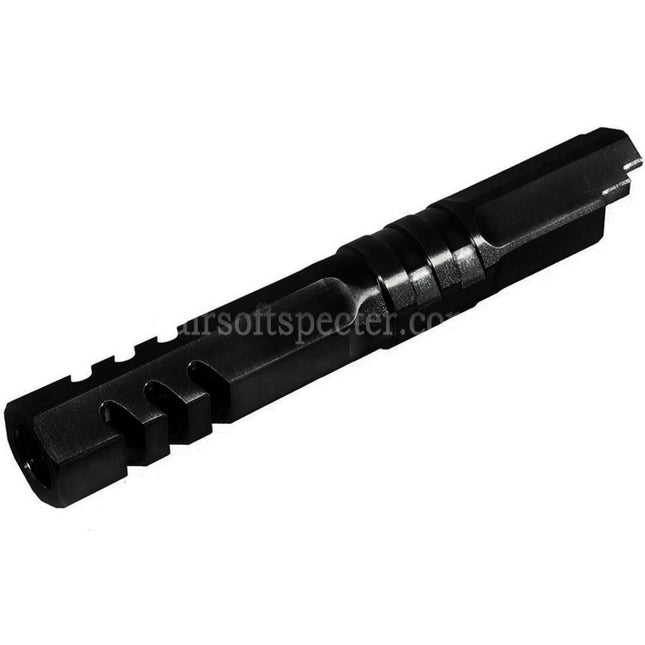5KU 4.3 Inches Stainless Steel Hexagon Outer Barrel +11mm CW Suitable For Armorer Works WE (WE-TECH) Tokyo Marui Hi-Capa 4.3 Series GBB Pistols Airsoft