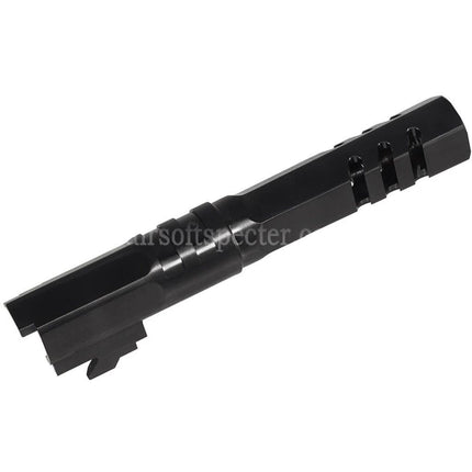 5KU 4.3 Inches Stainless Steel Hexagon Outer Barrel +11mm CW Suitable For Armorer Works WE (WE-TECH) Tokyo Marui Hi-Capa 4.3 Series GBB Pistols Airsoft