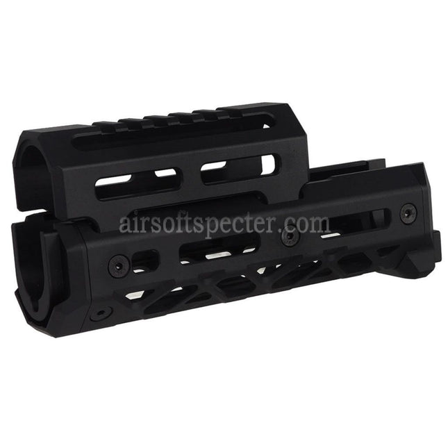 5KU KPYK CRC 1U040 Style 158mm M-LOK Upper Lower Handguard Rail System For Tokyo Marui AKM Series GBB Rifles Airsoft