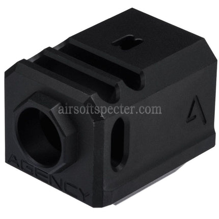 RWA Agency Arms 417 Dual Port Compensator -14mm CCW Counter-Clockwise Thread Suitable For G-Series GBB Pistols Airsoft