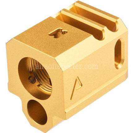 RWA Agency Arms 417 Dual Port Compensator -14mm CCW Counter-Clockwise Thread Suitable For G-Series GBB Pistols Airsoft