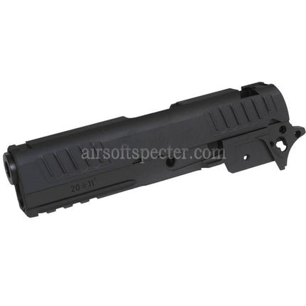 Bomber Airsoft CNC Aluminum Staccato-P 9mm 4.15 Style Barrel Slide Middle Frame Kit Set For Tokyo Marui Hi-Capa Series GBB Pistols Black