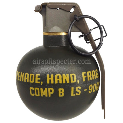 Kit de maquette factice non fonctionnel d'une grenade à fragmentation M67 AIRSOFT SPECTER en plastique