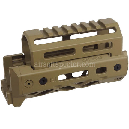 5KU KPYK CRC 1U040 Style 125mm M-LOK Upper Lower Handguard Rail System For CYMA D-BOYS AKS-74U Series AEG Rifles Airsoft