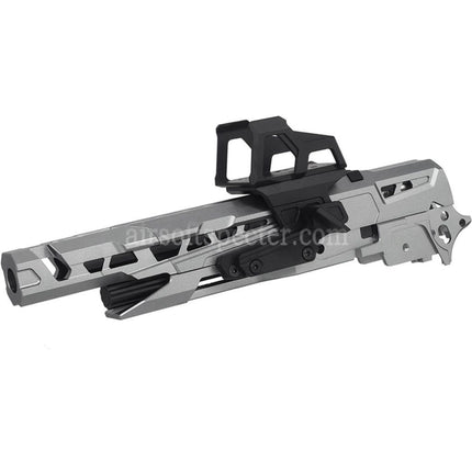 5KU CNC Aluminum EX-02 Barrel Slide Middle Frame Kit Complete Set Suitable For Tokyo Marui Hi-Capa Series GBB Pistols Airsoft