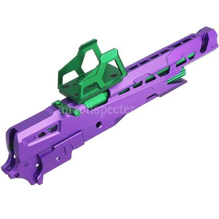 5KU CNC Aluminum EX-02 Barrel Slide Middle Frame Kit Complete Set Suitable For Tokyo Marui Hi-Capa Series GBB Pistols Airsoft