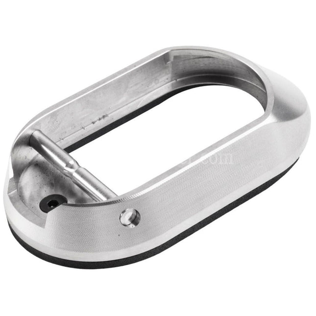 Revanchist Airsoft Stainless Steel Magwell Standard For Tokyo Marui Hi-Capa Series GBB Pistols Silver