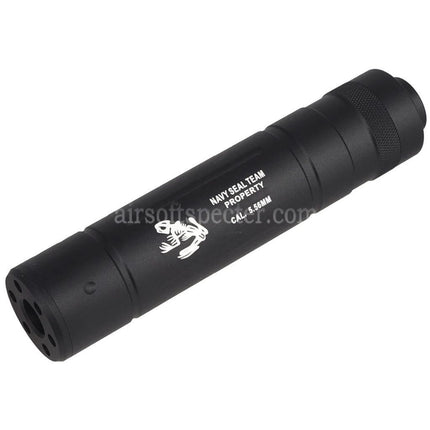 CYMA 145mm x 30mm Navy Seal Style Mock Suppressor Silencer Suitable For -14mm CCW Counter-Clockwise Thread
