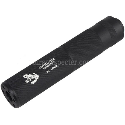 CYMA 155mm x 30mm Navy Seal Style Mock Suppressor Silencer Suitable For -14mm CCW Counter-Clockwise Thread