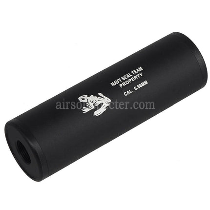 CYMA 108mm x 35mm Navy Seal Style Mock Suppressor Silencer Suitable For -14mm CCW Counter-Clockwise / +14mm CW Clockwise Thread