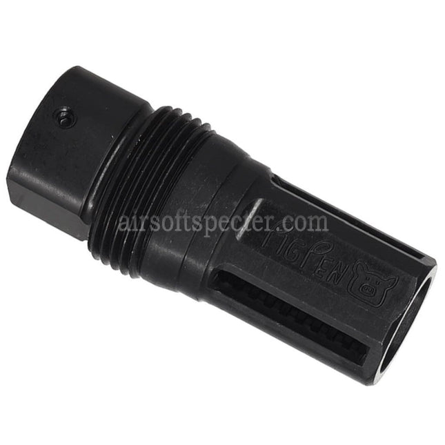 5KU 55mm Pig Pen Style Flash Hider -14mm CCW Counter-Clockwise Thread