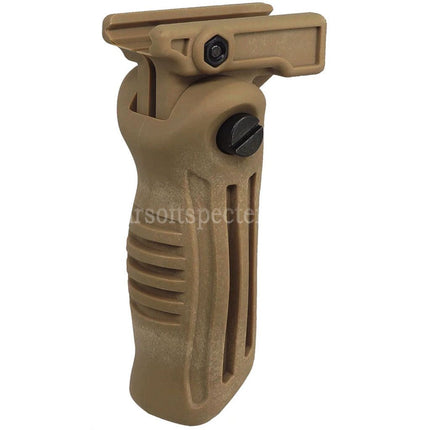 CYMA Polymer TDI Style Folding Tactical RIS Vertical Front Grip Foregrip Suitable For 20mm Rail System
