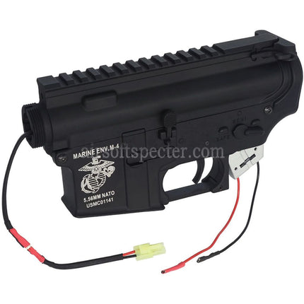 AIRSOFT SPECTER Metal Body Upper Lower Receiver with Complete QD Gearbox Suitable For M4 M16 Series AEG Rifles
