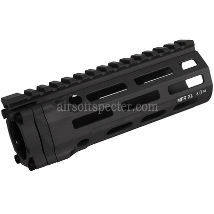 E&C MFR XL 6.0 Inches M-Lok Handguard Rail System For APS CYMA D-BOYS DOUBLE BELL E&C G&P JG Golden Eagle Matrix Tokyo Marui AR M4 M16 Series AEG Rifles Airsoft