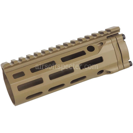 E&C MFR XL 6.0 Inches M-Lok Handguard Rail System For APS CYMA D-BOYS DOUBLE BELL E&C G&P JG Golden Eagle Matrix Tokyo Marui AR M4 M16 Series AEG Rifles Airsoft