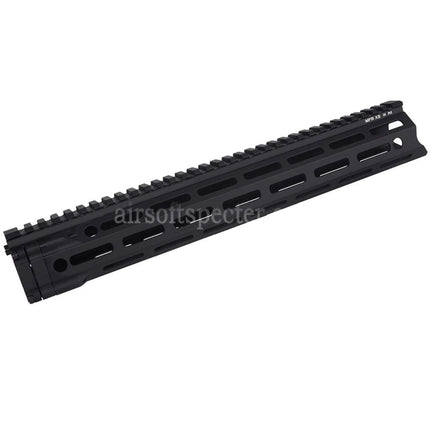 Système de rail de garde-main E&C MFR XS 14 pouces M-Lok pour fusils d'airsoft noirs APS CYMA D-BOYS DOUBLE BELL E&C G&P JG Golden Eagle Matrix Tokyo Marui AR M4 M16 Series AEG