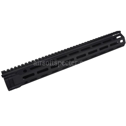 E&C MFR XS 15 Inches M-Lok Handguard Rail System For APS CYMA D-BOYS DOUBLE BELL E&C G&P JG Golden Eagle Matrix Tokyo Marui AR M4 M16 Series AEG Rifles Airsoft Black