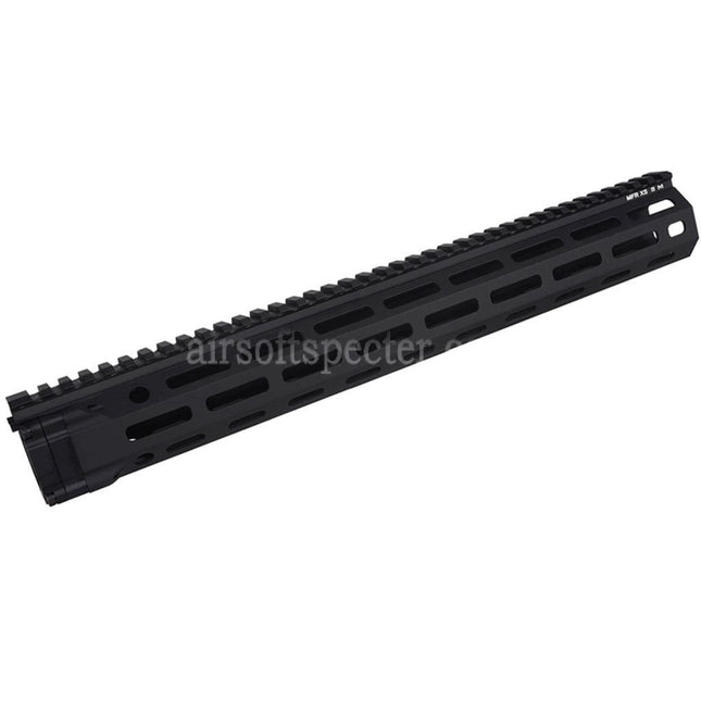 E&C MFR XS 15 Inches M-Lok Handguard Rail System For APS CYMA D-BOYS DOUBLE BELL E&C G&P JG Golden Eagle Matrix Tokyo Marui AR M4 M16 Series AEG Rifles Airsoft Black