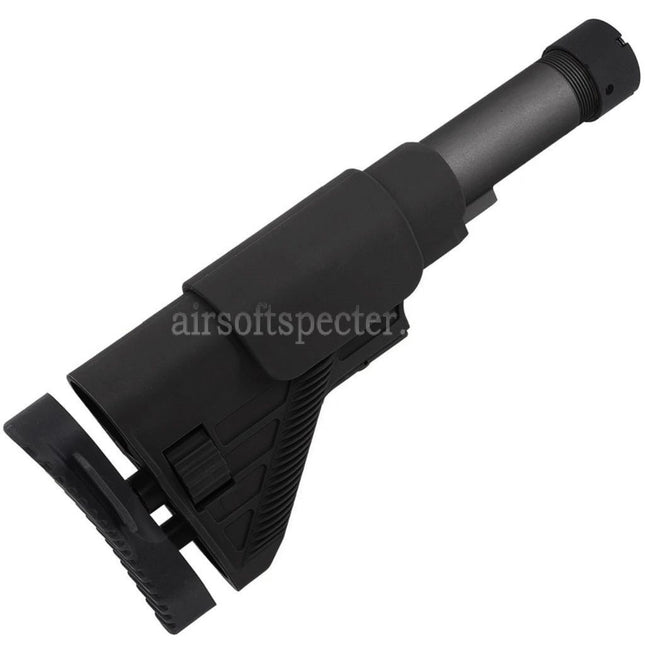 E&C DMR Style Retractable Stock with Tube Suitable For E&C HK417 G28 Series AEG Rifles Airsoft