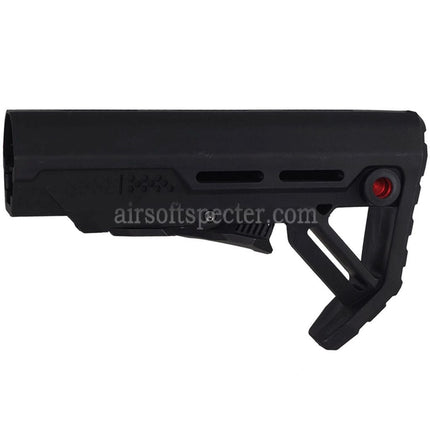 E&C MOD1 Style Retractable Stock Suitable For AR M4 M16 Series AEG Rifles Airsoft Black