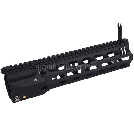 Garde-main M-Lok E&C GRIDLOK Style 11 pouces Full Duty pour répliques AEG Airsoft E&C série 416 Noir