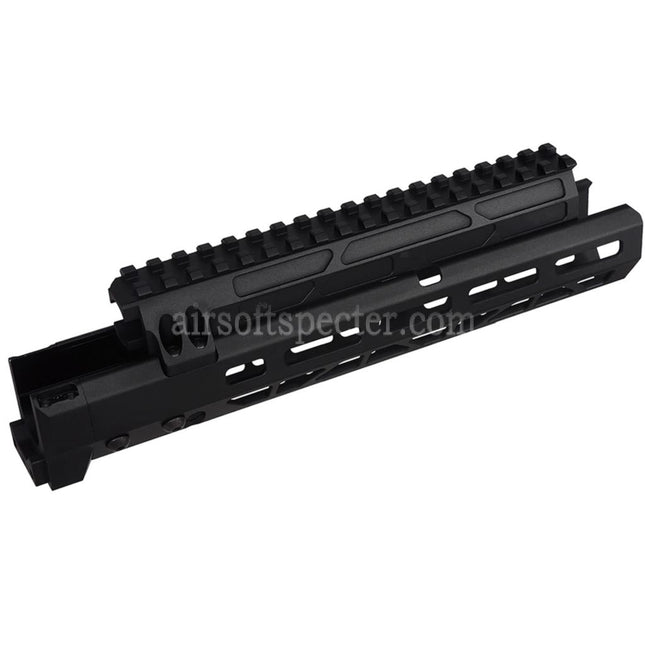 5KU 10.1 Inches MMS Style M-Lok Handguard Rail System For CYMA AKM AK74 AK105 Series AEG Rifles Airsoft Black