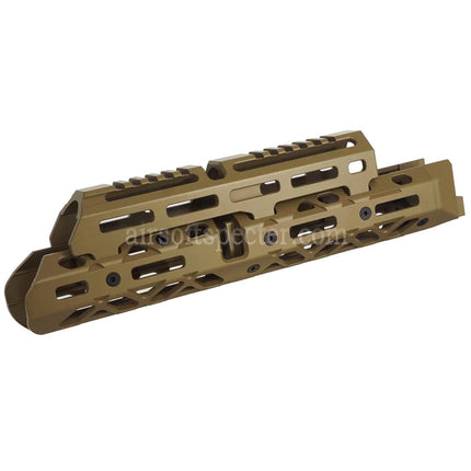 5KU KPYK CRC 1U020B Style 290mm Medium-Length M-LOK Upper Lower Handguard Rail System For Tokyo Marui AKM AK105 AKS-74U Series GBB Rifles Airsoft
