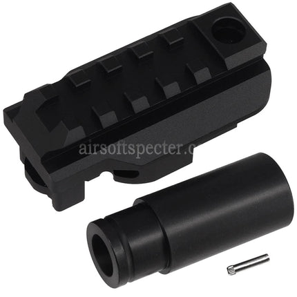 5KU M1913 Picatinny Rail Stock Adapter Suitable For JMAC MCX Folding Mech Archwick B&T AIR APC9K GBB SMG Rifles Black