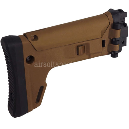 Crosse rétractable latérale 5KU style ACR 7 positions pour répliques Airsoft GBB SMG Archwick B&T APC9-K Series