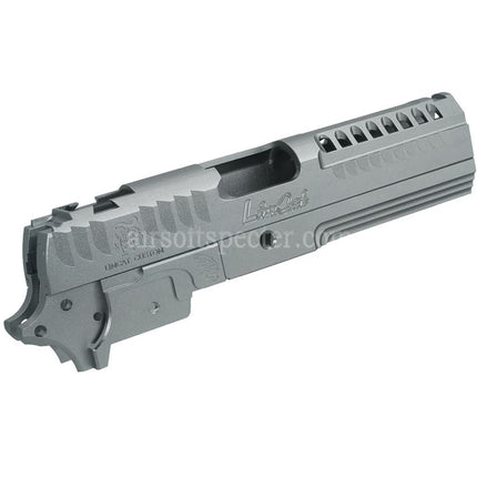 5KU CNC Aluminum LimCat Custom Style Middle Frame Slide Set Suitable For Tokyo Marui Hi-Capa 4.3 Series GBB Pistols Airsoft