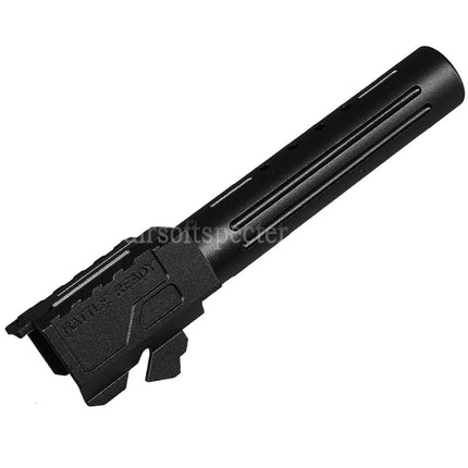 5KU CNC Aluminum BRA Style Ported Outer Barrel For Umarex / VFC G19 Gen.3 Series GBB Pistols Airsoft