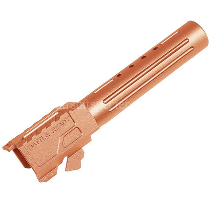 5KU CNC Aluminum BRA Style Ported Outer Barrel For Umarex / VFC G19 Gen.3 Series GBB Pistols Airsoft