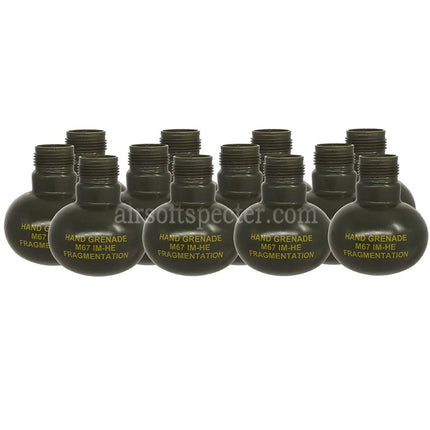 APS HAKKOTSU 12 grenades sonores CO2 Thunder C M67 en forme de bouteille