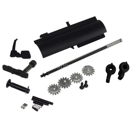 Corps supérieur et inférieur en métal de style E&C SDMR, compatible avec les fusils AEG E&C M110A1 HK417 Series Airsoft Noir