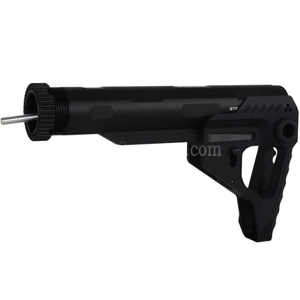 E&C Pit Style PDW Stock Suitable For AR M4 M16 Series AEG Rifles Airsoft Black