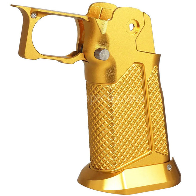 5KU CNC Aluminum Grip Type-10 For Tokyo Marui Hi-Capa 5.1 4.3 Series GBB Pistols Airsoft