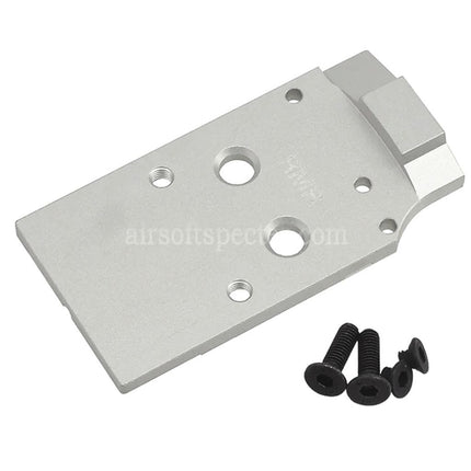 5KU CNC Aluminum Optic Ready Milling Slide with RMR Footprint Suitable For KJ Works ASG CZ Shadow2 Orange Series GBB Pistols Airsoft