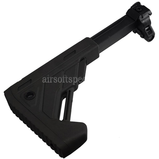 E&C 5-Positions Retractable Folding Stock Suitable For 20mm Picatinny Rail E&C SIG MPX MCX Series Rifles Airsoft