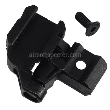 Adaptateur de Charnière de Crosse E&C Compatible Rail Picatinny 20mm Fusils Airsoft Séries SIG MPX MCX E&C Noir