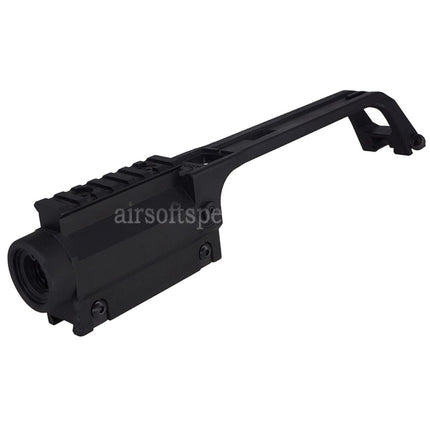 AIRSOFT SPECTER Carrying Handle Scope Suitable For S&T G36 Series Rifles Black