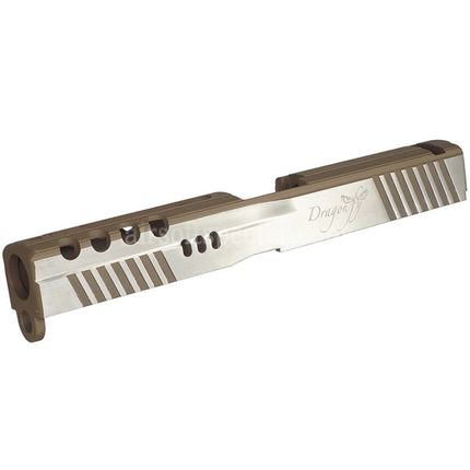 APS Aluminum DRAGONFLY D-MOD Slide For APS A-CAP / WE(WE-TECH) Tokyo Marui G17 GBB Pistols Airsoft