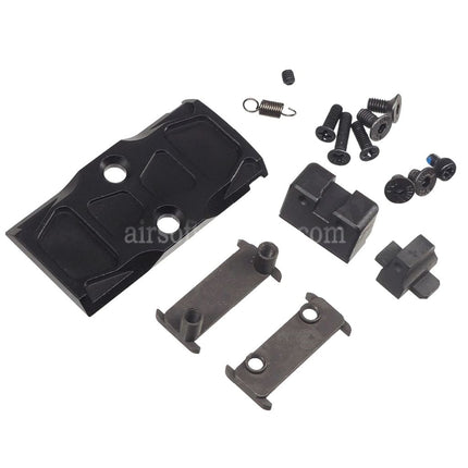 Bomber Airsoft CNC Stainless Steel P320 NOS Style Barrel with Compensator Slide Set For SIG Air VFC M17 M18 Series GBB Pistols