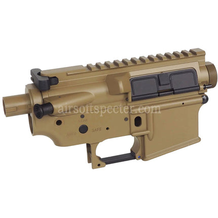 E&C Stallion Style Metal Body Upper Lower Receiver Suitable For E&C Tokyo Marui M4 M16 Series AEG Rifles Airsoft Dark Earth