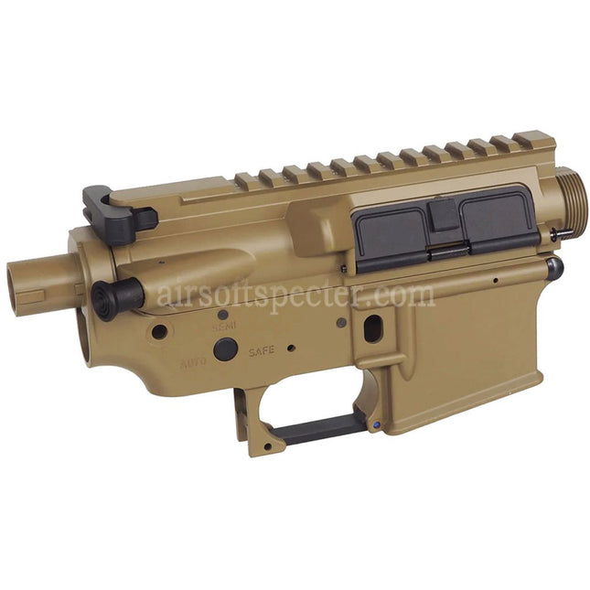 E&C Stallion Style Metal Body Upper Lower Receiver Suitable For E&C Tokyo Marui M4 M16 Series AEG Rifles Airsoft Dark Earth