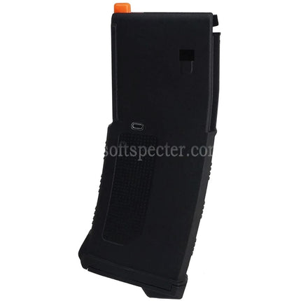 Chargeur polymère amélioré PTS 30/120 billes EPM Mid-Cap compatible avec les fusils Airsoft GBLS DAS GDR-15 noir