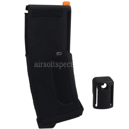 Chargeur polymère amélioré PTS 30/120 billes EPM Mid-Cap compatible avec les fusils Airsoft GBLS DAS GDR-15 noir