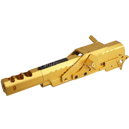 5KU CNC Aluminum Infinity IMM Style Barrel Slide Middle Frame Kit Complete Set Suitable For Tokyo Marui Hi-Capa Series GBB Pistols Airsoft