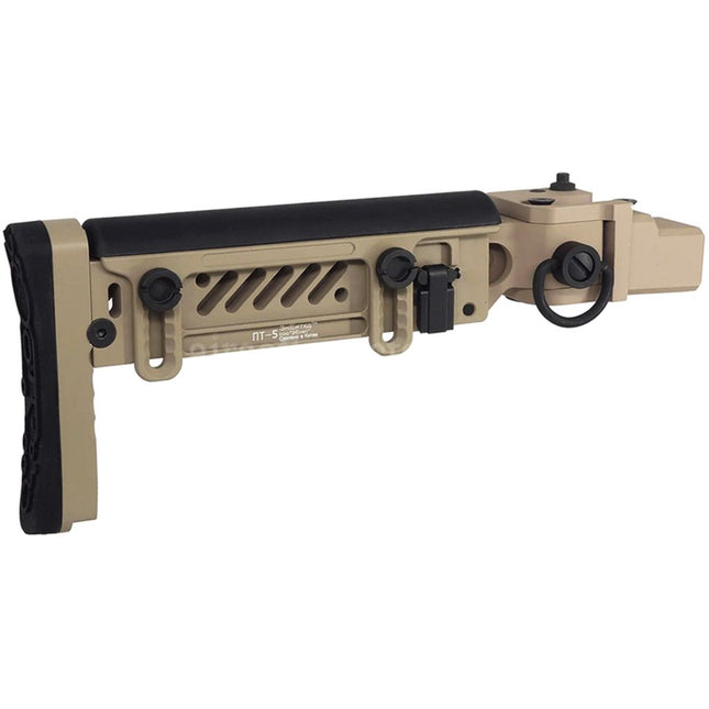 5KU PT-5 Side Folding Stock Suitable For GHK AKM V3 Series GBB Rifles Airsoft